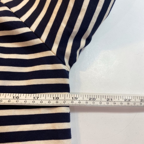J.Crew Relaxed Striped Top Long Puff Sleeve - Picture 6 of 9